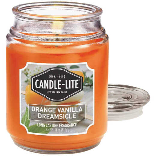 Candle Lite 18 Oz. Everyday Orange Vanilla Dreamsicle Jar Candle